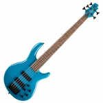 Cort elektromos basszusgitár, Markbass Preamp, öthúros, kék - elérhető 2024 februárja után