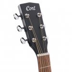 Cort akusztikus gitár, matt fekete