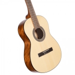 Cort klasszikus gitár tokkal, 3/4-es, matt natúr