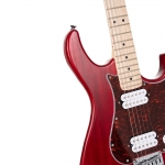 Cort elektromos gitár, Powersound HH hangszedővel, nyílt pórusú vörös