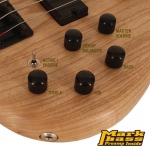 Cort elektromos basszusgitár, 5 húros, Powersound hangszedő, aktív, natúr