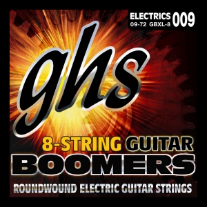 GHS el.húr 8 húros Boomers, Extra Light, 09-72