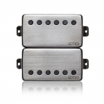 Humbucking gitár pickup szett, szálhúzott króm