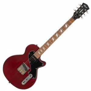 Cort elektromos gitár, nyílt pórusú bordó - LIMITÁLT