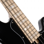 Cort elektromos basszusgitár, prémium tokkal, fekete
