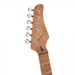 Cort elektromos gitár, amerikai hárs test, bordó