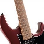 Cort elektromos gitár, amerikai hárs test, bordó