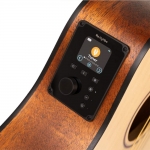 Cort akusztikus gitár HyVibe H2 elektronikával, matt barna burst