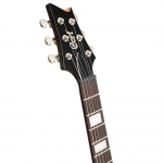 Cort elektromos gitár, áttetsző fekete burst