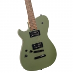 Cort elektromos gitár, Matt Bellamy Signature modell, humbucker szett, balkezes, matt oliva zöld