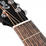 Cort akusztikus mini gitár, mentazöld, tokkal - elérhető 2026 júliusa után