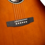 Cort akusztikus gitár elektronikával, Carlo Walnut, Sunburst - elérhető 2026 júliusa után