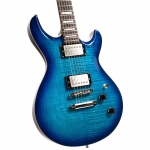 Cort elektromos gitár, kék burst