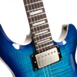 Cort elektromos gitár, kék burst
